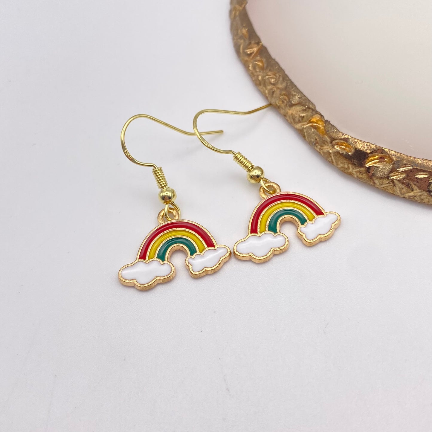 Small Rainbow Earrings