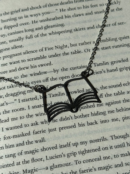 Book Connector Necklace