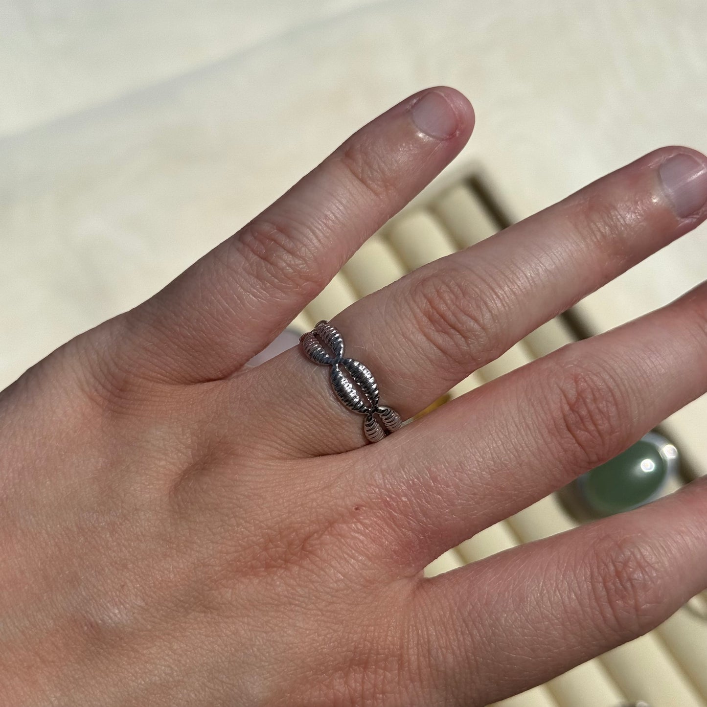 Wraparound Shell Ring