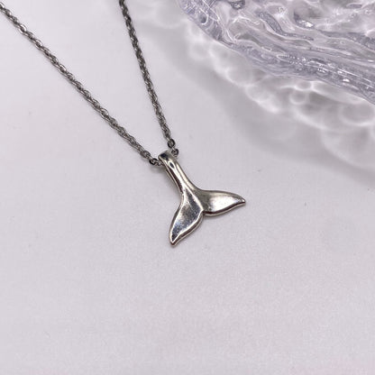 Whale Tail Fin Necklace