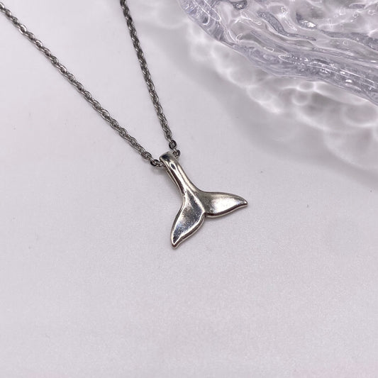 Whale Tail Fin Necklace