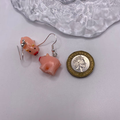 Pig Earrings