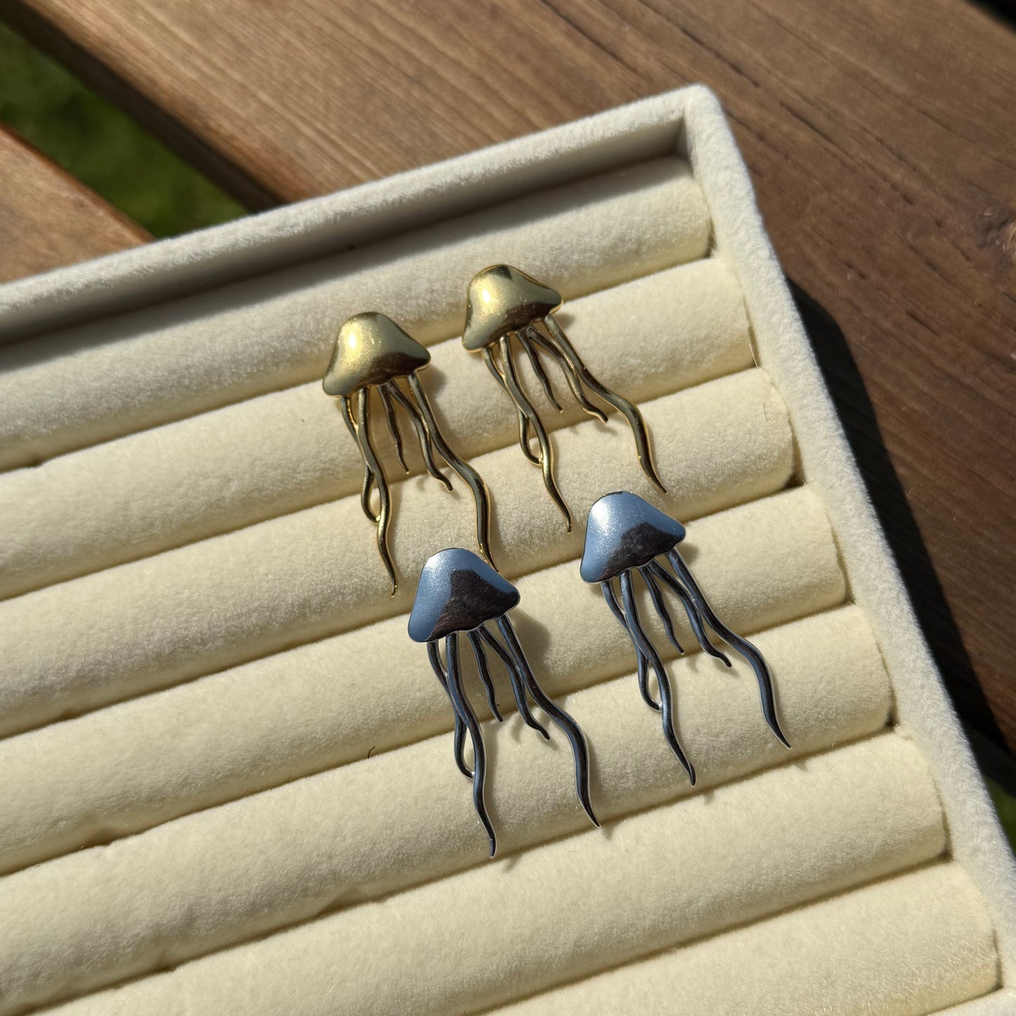 Big Jellyfish Stud Earrings