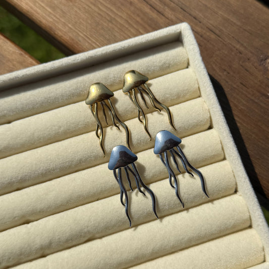 Big Jellyfish Stud Earrings