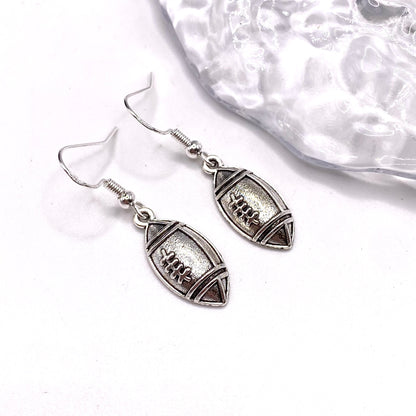 Rugby Ball Earrings