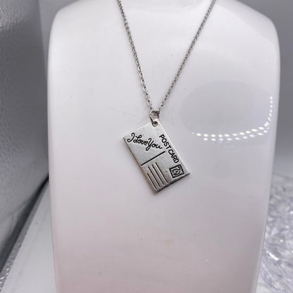 Postcard Necklace