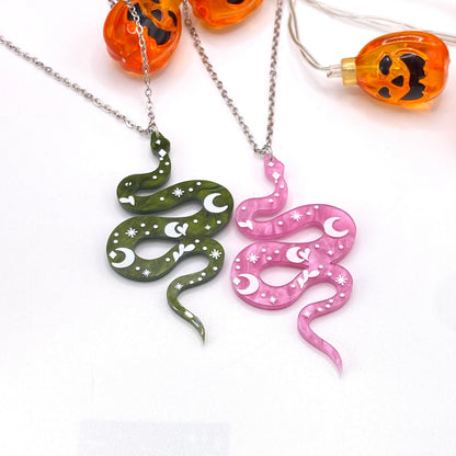 Colourful Snake Necklace