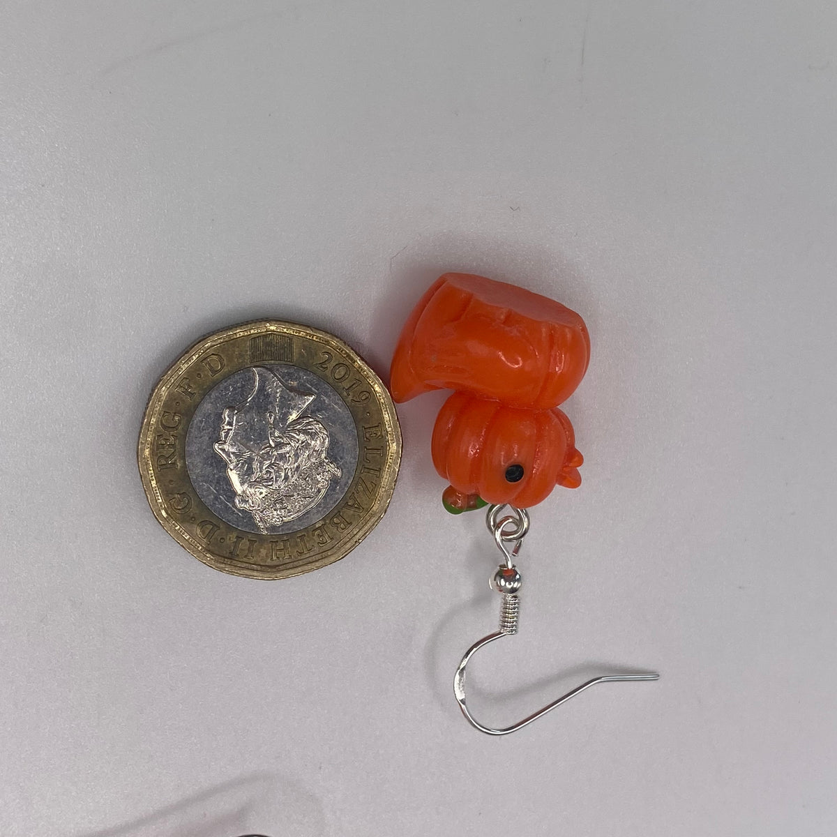 Pumpkin Duck Earrings