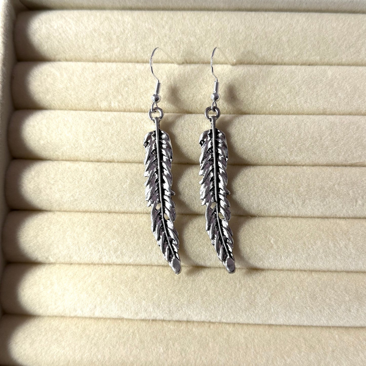 Long Feather Earrings