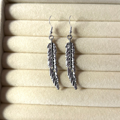 Long Feather Earrings
