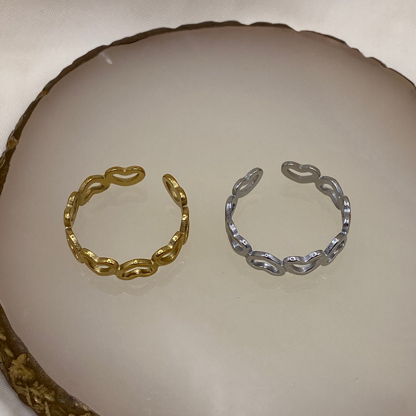 Wraparound Hearts Ring