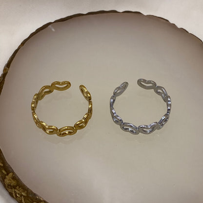 Wraparound Hearts Ring