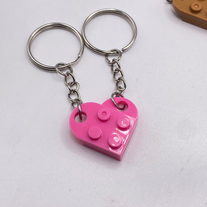 Brick Heart Keyrings
