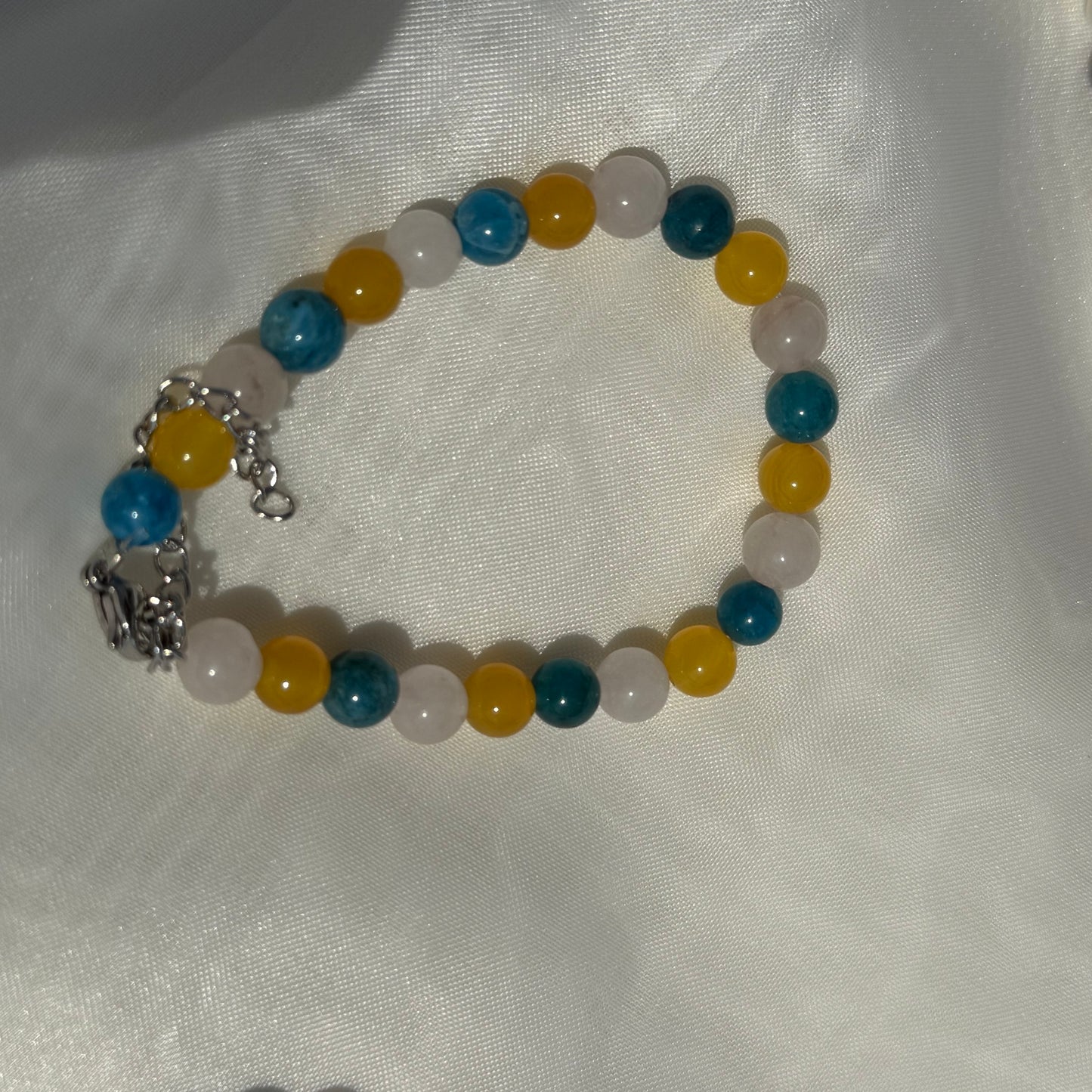 Round Rainbow Crystal Bracelets