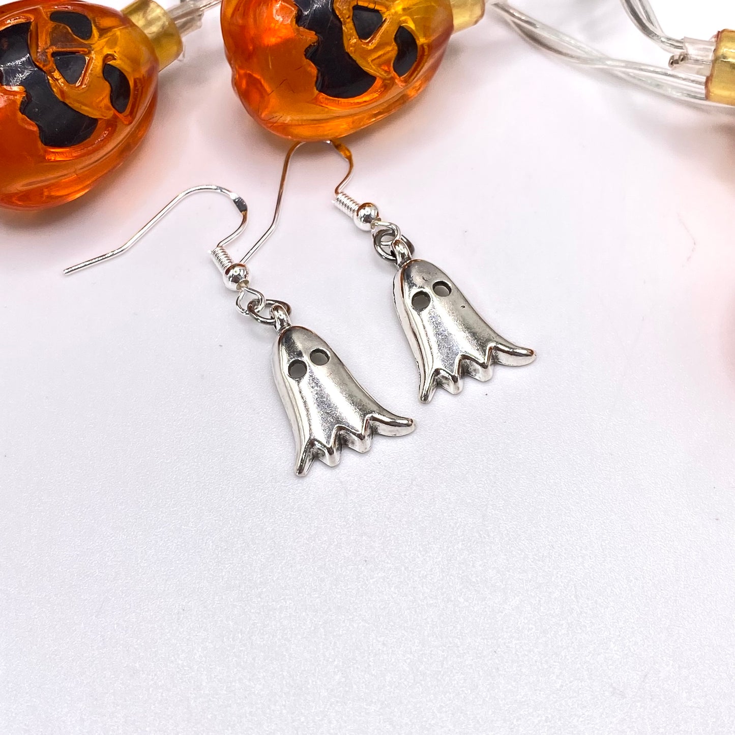 Silver Ghost Earrings