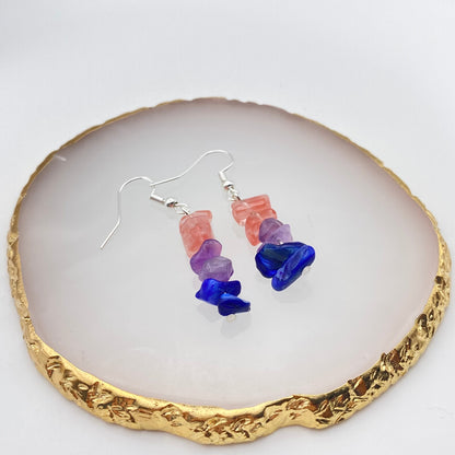 Rainbow Crystal Earrings