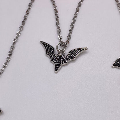 Black Bat Necklace