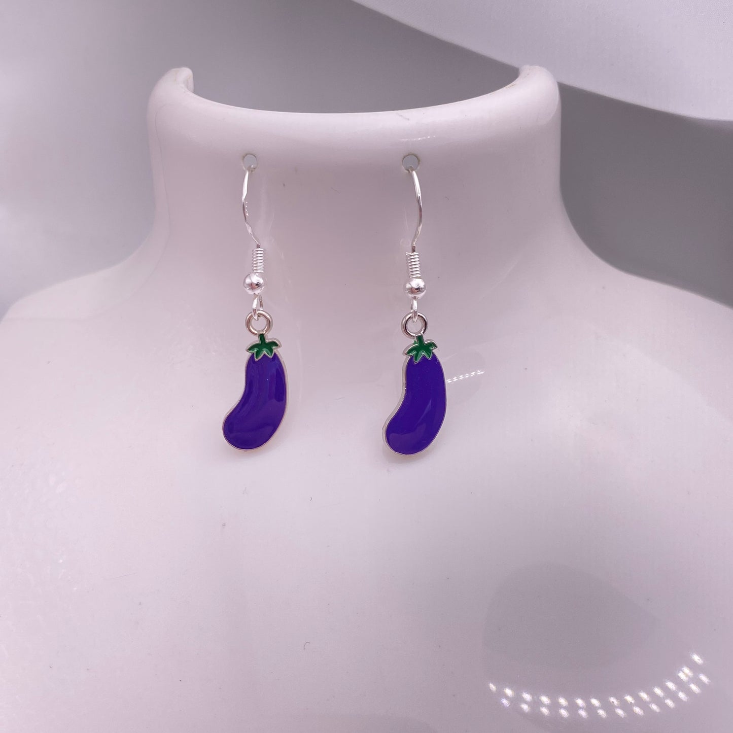 Aubergine Earrings