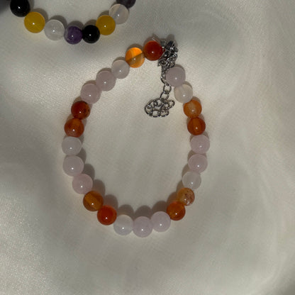 Round Rainbow Crystal Bracelets
