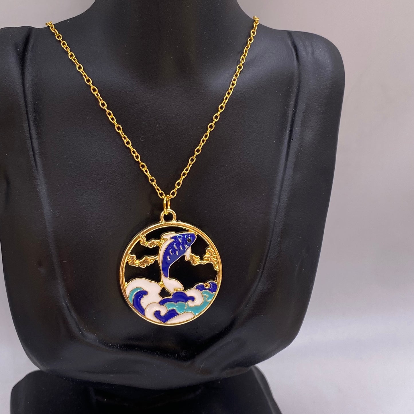 Waves Scene Necklace