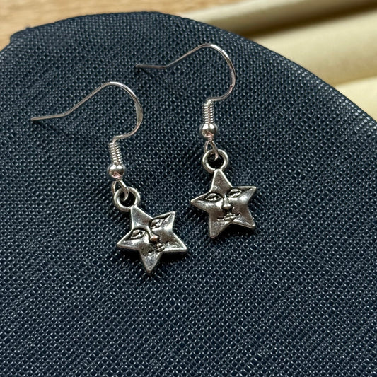 Star Face Earrings