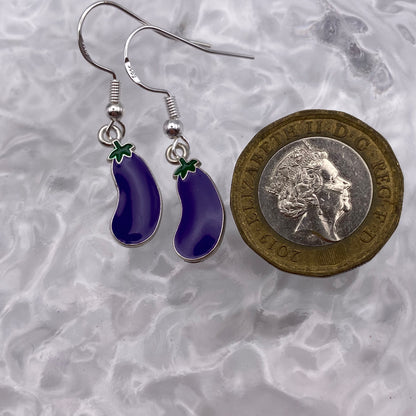 Aubergine Earrings