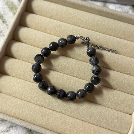 Big Larvakite Crystal Bracelet