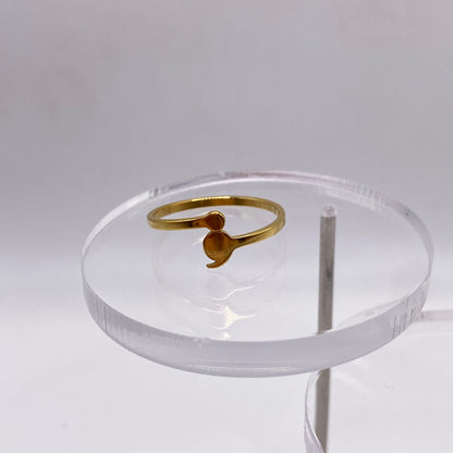 Semi Colon Ring