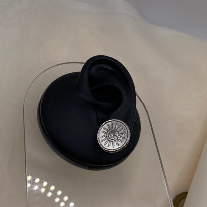 Sun Pendant Stud Earrings