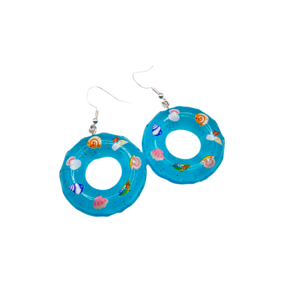 Rubber Ring Float Earrings