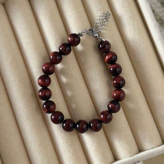 Dark Tigers Eye Crystal Bracelet