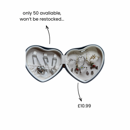 Jewellery Heart Box Case