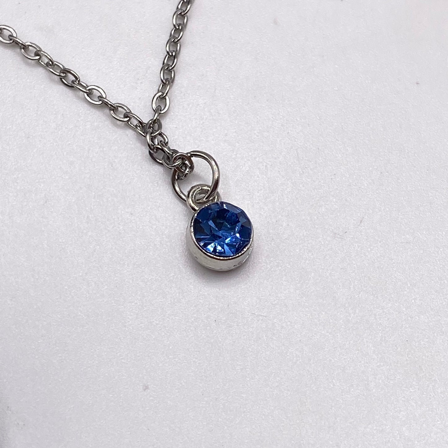 Gemstone Birthstone Crystal Necklace