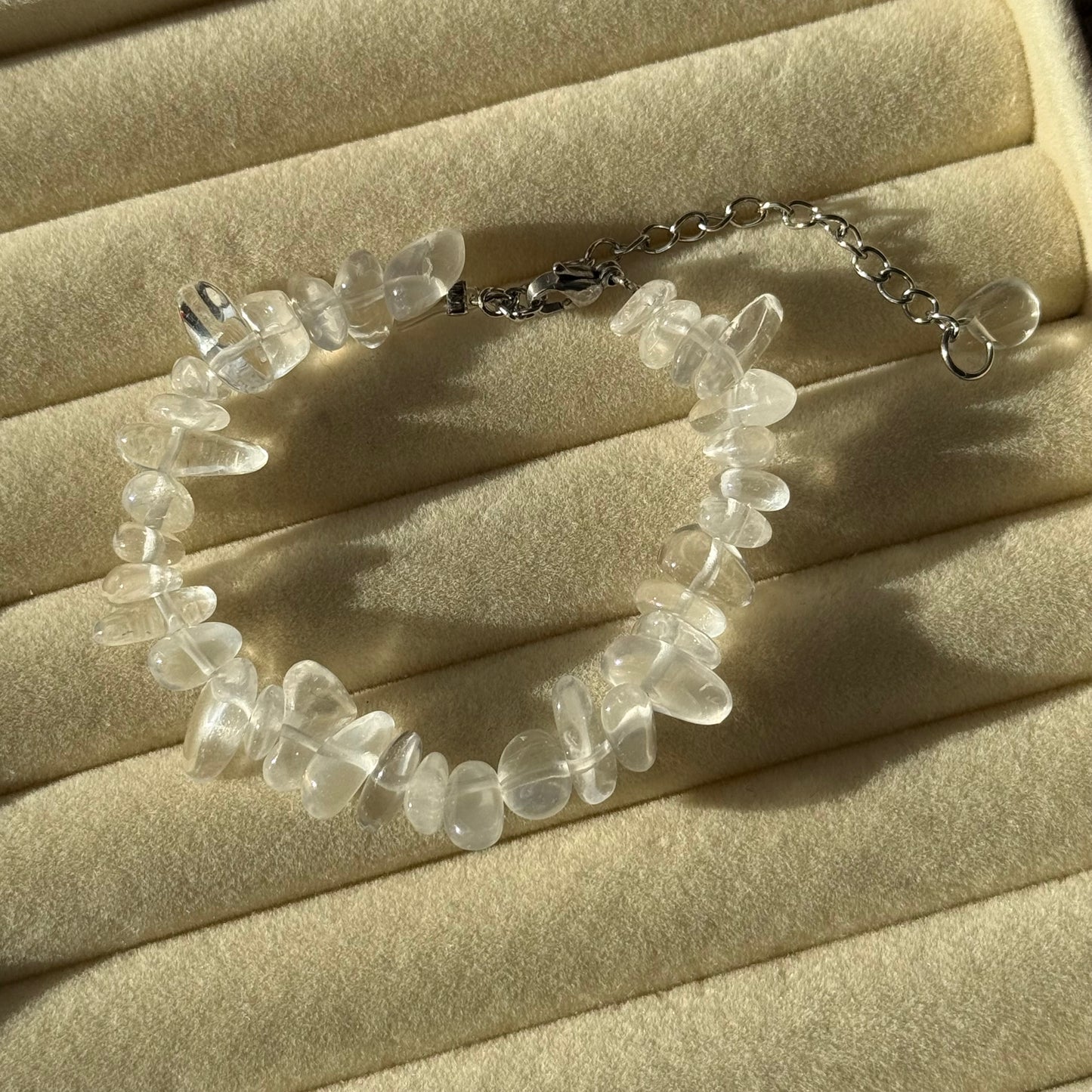 Clear Quartz Crystal Bracelet