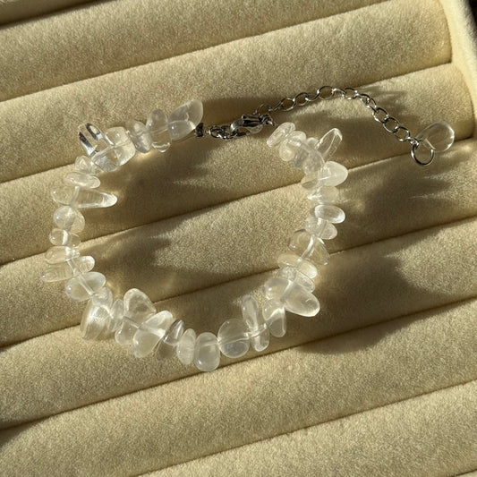 Clear Quartz Crystal Bracelet