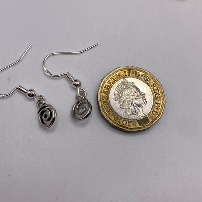 Small Rebirth Swirl Symbol Earrings