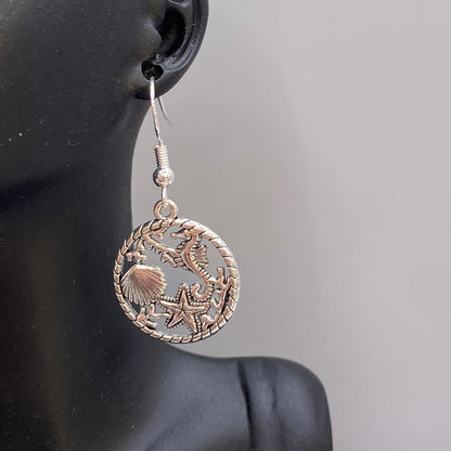 Ocean Scene Earrings