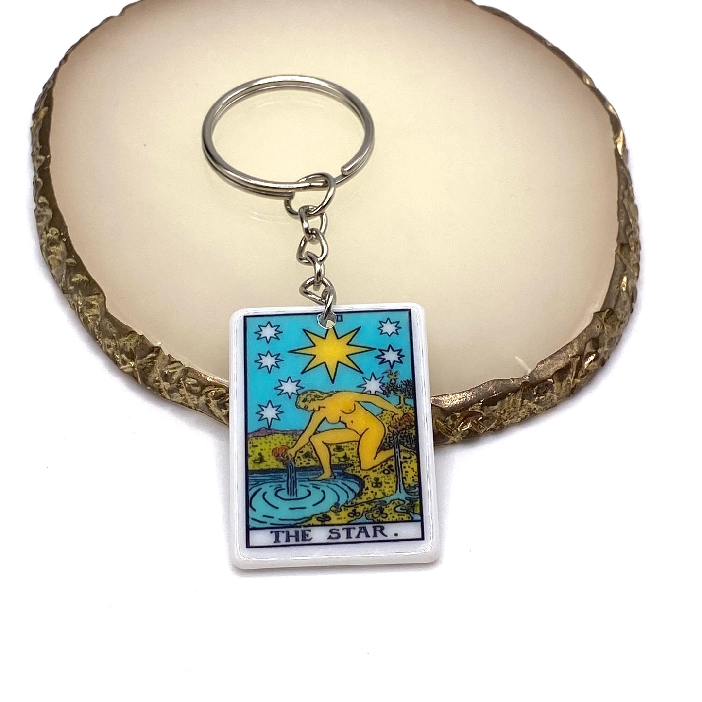 Colourful Tarot Card Keyrings