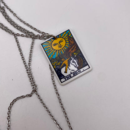 Colourful Tarot Card Necklace