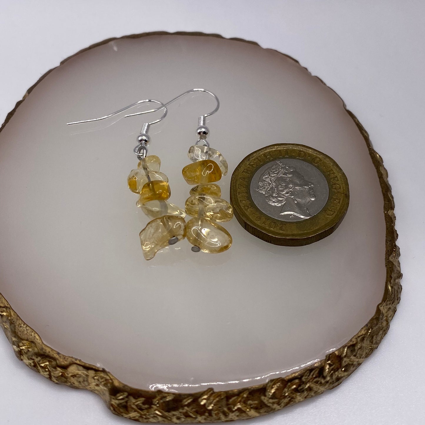 Citrine Crystal Earrings