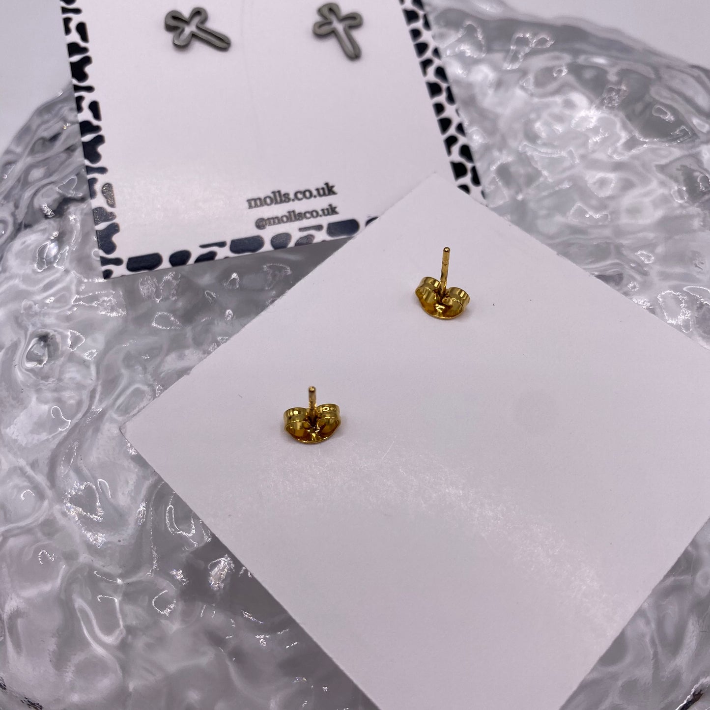 Cross Stud Earrings