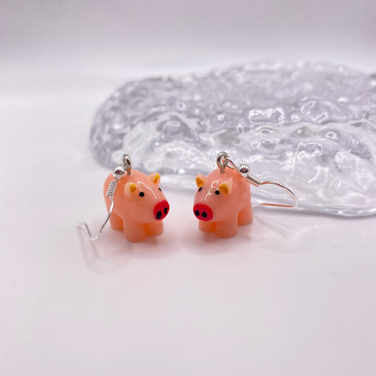 Pig Earrings