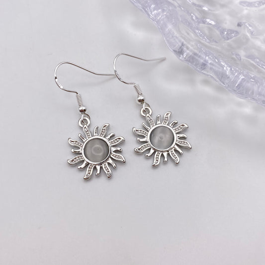 Crystal Sun Earrings