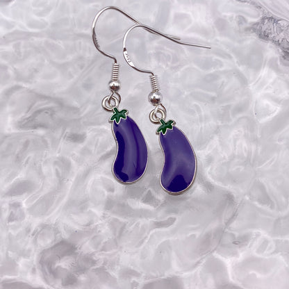 Aubergine Earrings