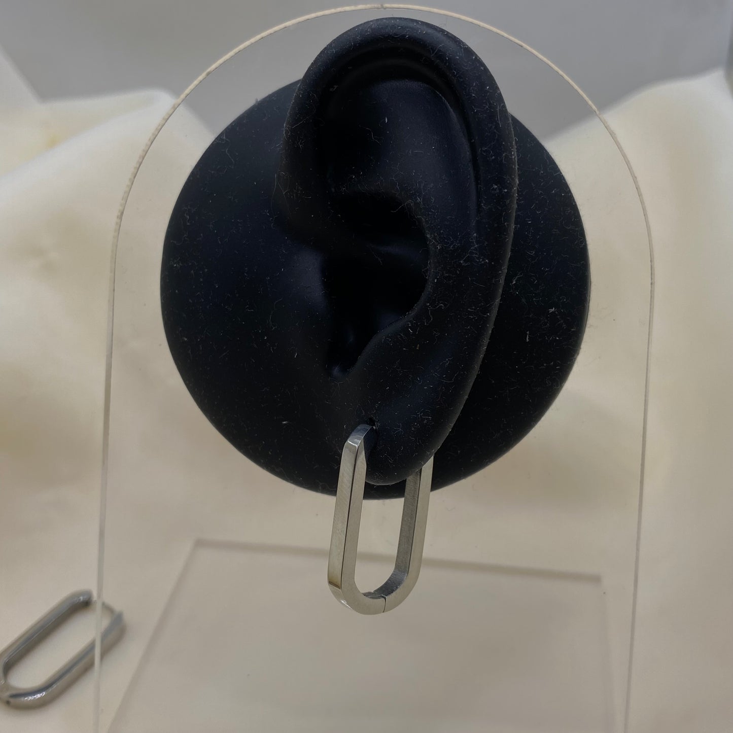 Oval Shape Hoop Earrings