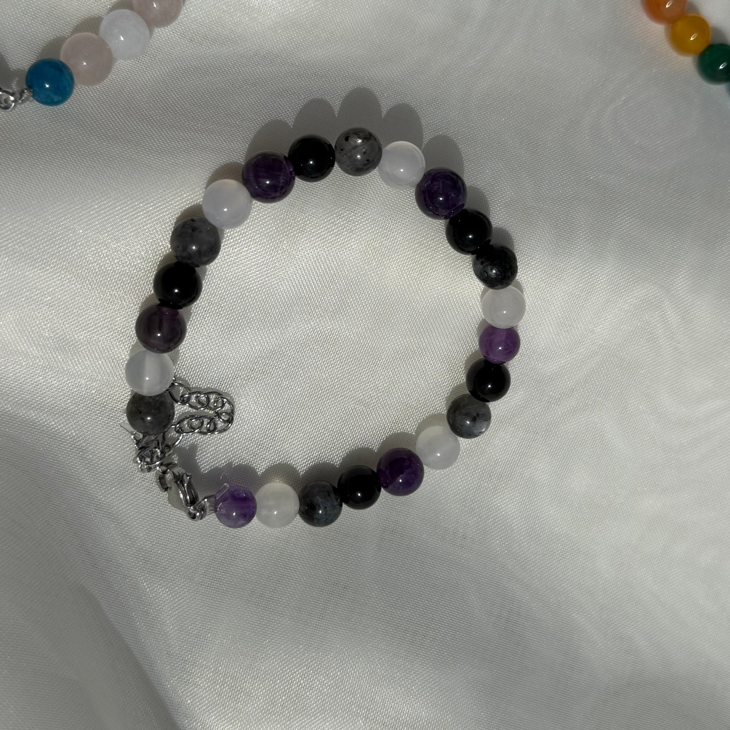 Round Rainbow Crystal Bracelets