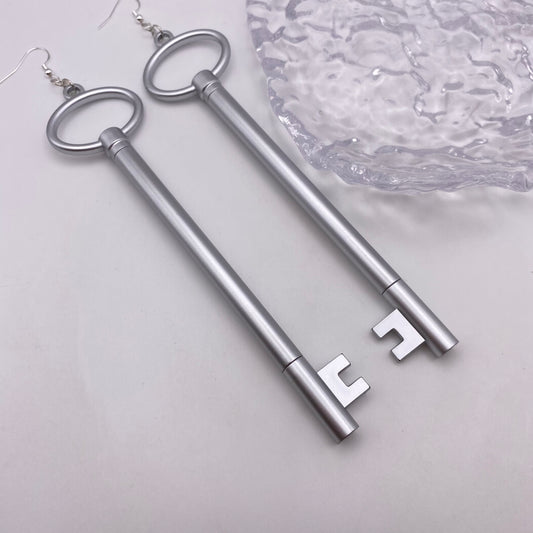 Biro Pen Key Earrings