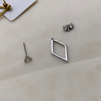 Diamond Front and Back Stud Earrings