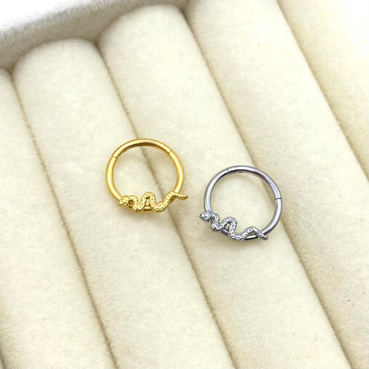 Snake Nose Septum Hoop Ring