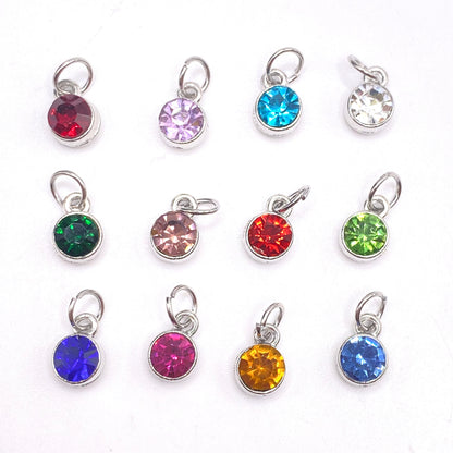 Gemstone Birthstone Crystal Necklace